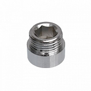 Удлинительная гайка 1/2" х 10 мм В/Н никель TIM SFM022-10