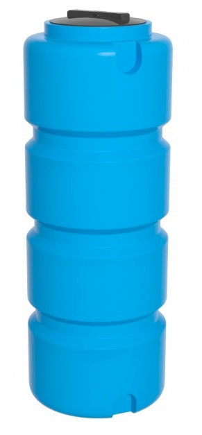 Емкость ЭВЛ 400 л, крышка 450 мм (цвет голубой)
