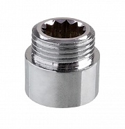 Удлинительная гайка 1/2" x 20 мм В/Н никель STOUT SFT-0002-001220